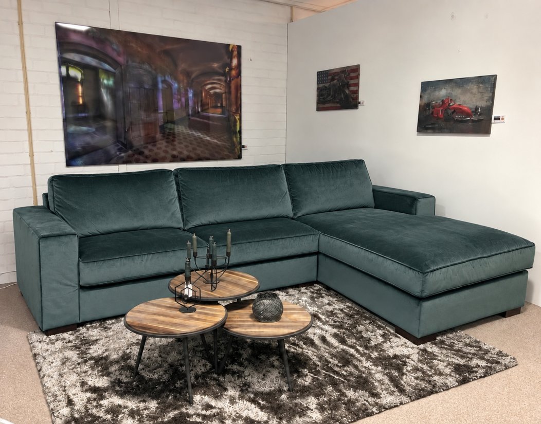 Loungebank Frederiksoord 2 Zits + Longchair – A-meubel