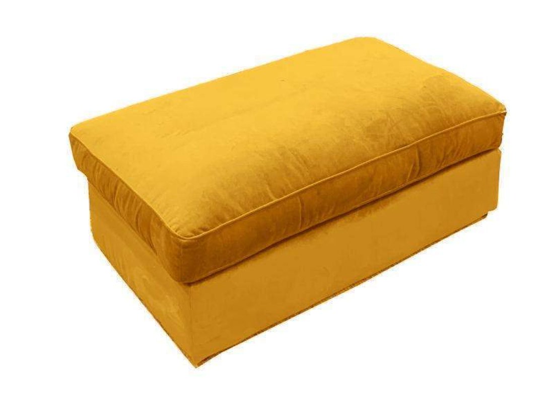 Oudenbosch Hocker B110 x D65 xH42cm Geel – A-meubel