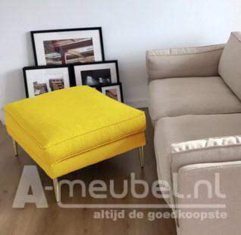Alverna Hocker Geel – A-meubel