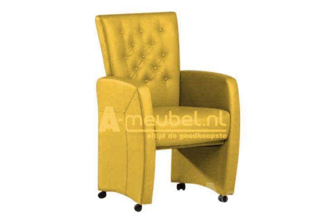 Stoel Carina – wit eetkamerstoel – A-meubel