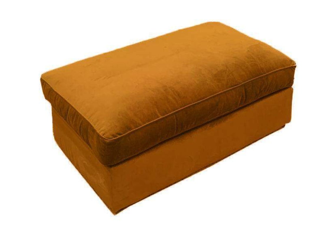 Oudenbosch Hocker B96 x D96 x H42cm Goud – A-meubel