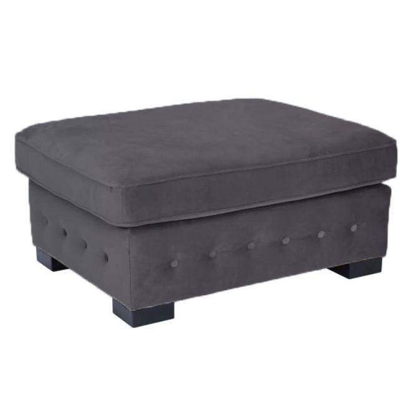 Groenveld Hocker Grijs – A-meubel