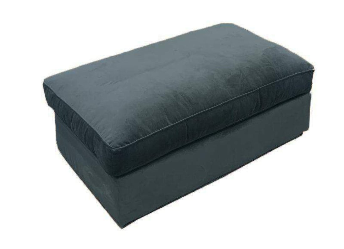 Oudenbosch Hocker B96 x D96 x H42cm Grijs – A-meubel