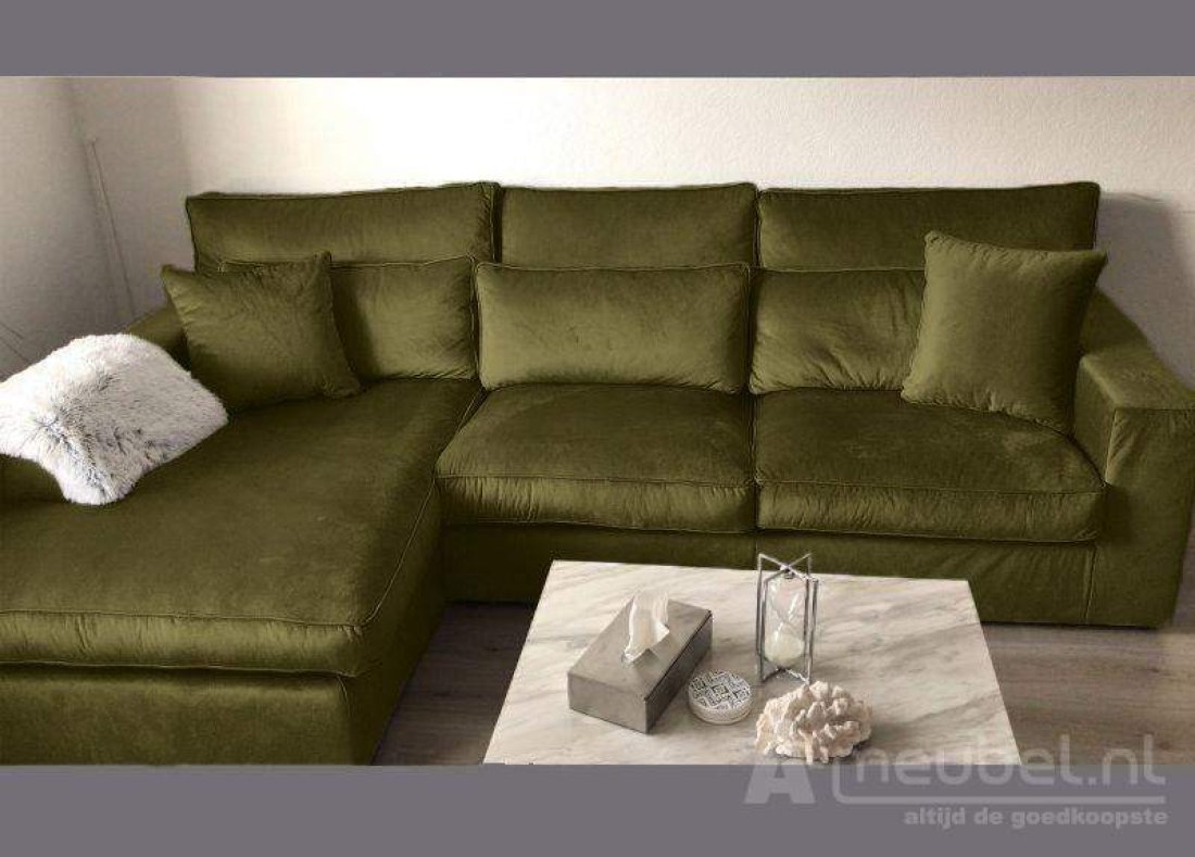 Oudenbosch Longchair Groen – A-meubel