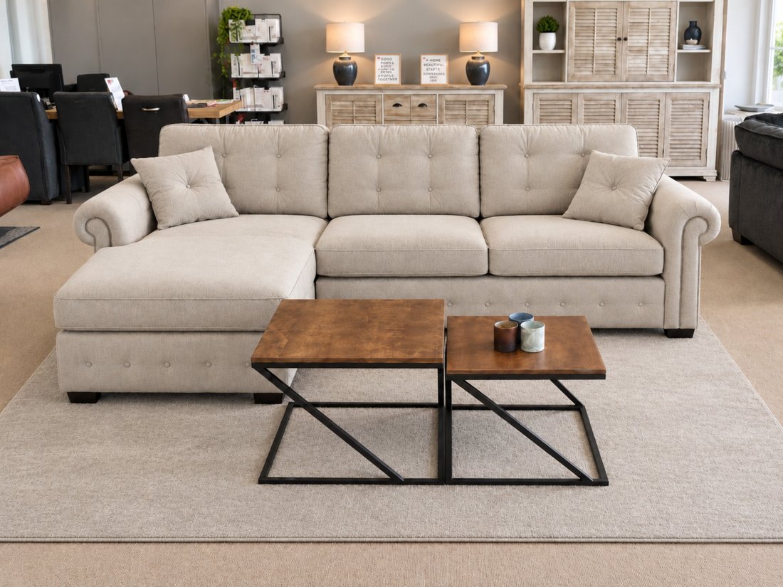 Loungebank Groenveld Longchair + 2 Zits – A-meubel