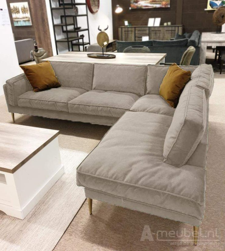 Alverna Ottomaan Creme – A-meubel