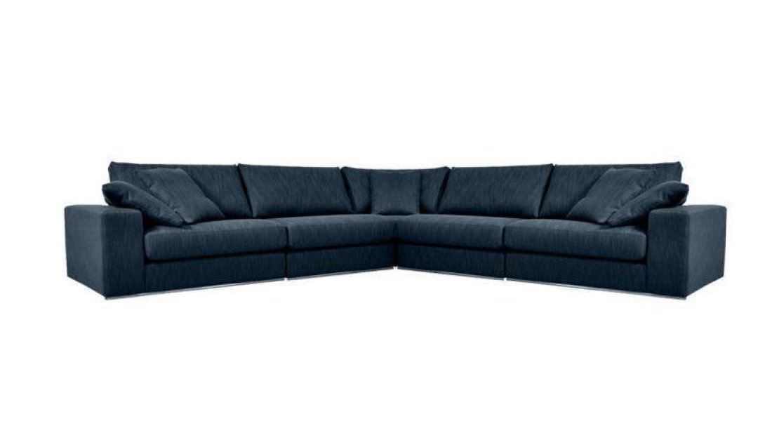 Amersfoort Hoekbank Blauw – A-meubel