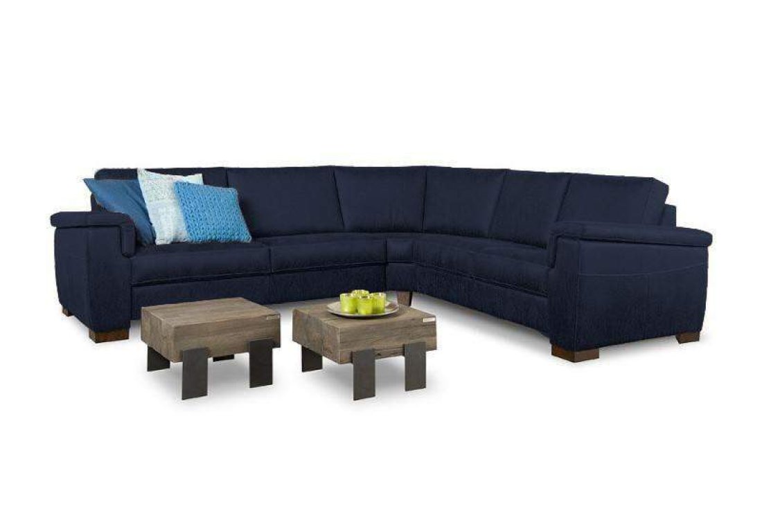 Hoekbankstel Elsen Blauw – A-meubel