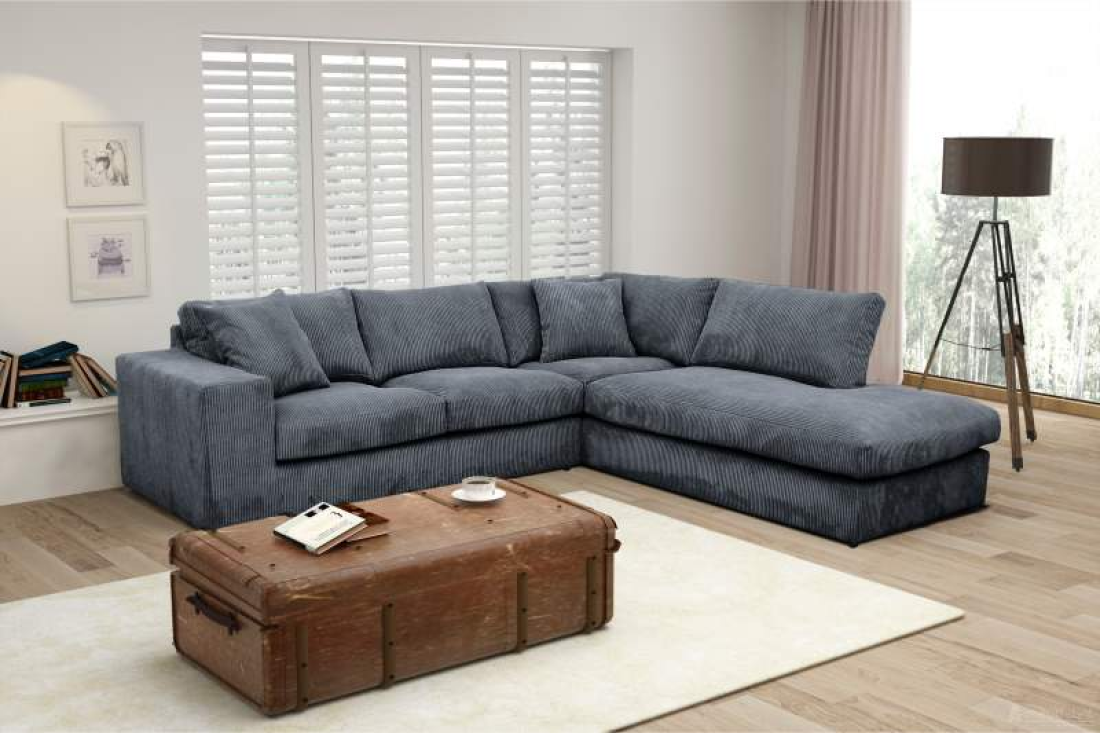 Lelystad Loungebank Grijs – A-meubel