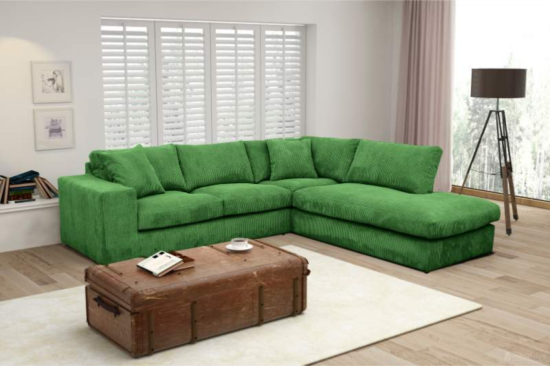 Lelystad Loungebank Groen – A-meubel