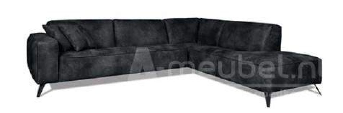 Hoekbank Lent Zwart – A-meubel