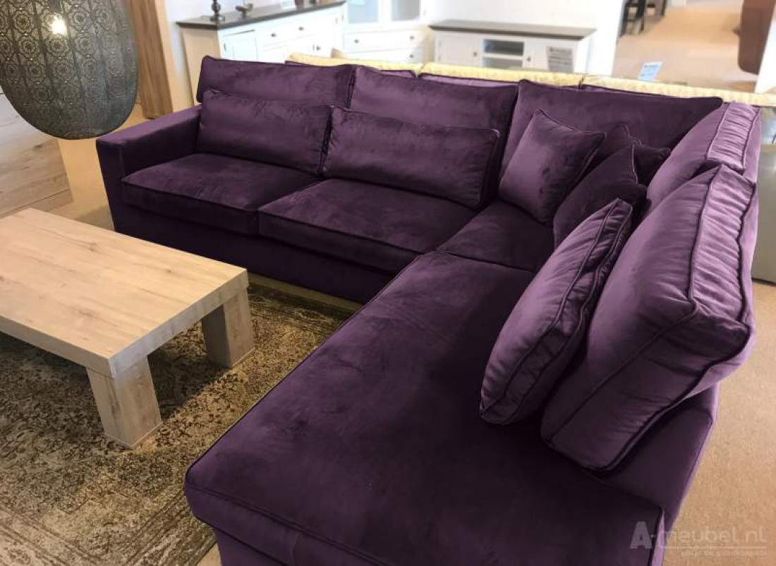 Oudenbosch Loungebank Paars – A-meubel