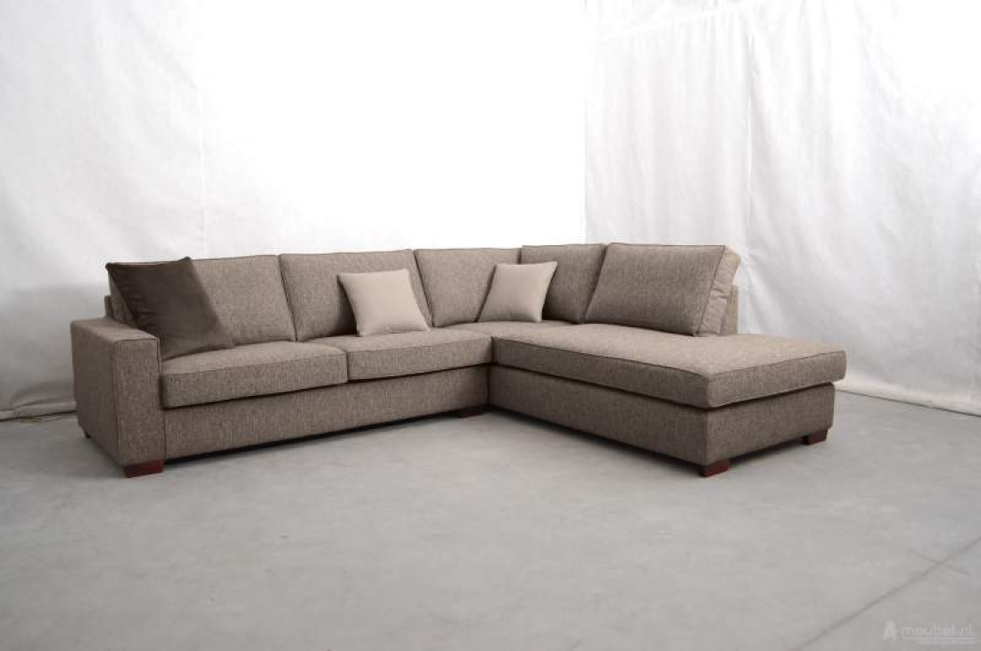 Hoekbank Frederiksoord Taupe – A-meubel