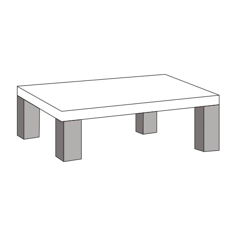 Udenhout Hoektafel HT2-L 100cm – A-meubel