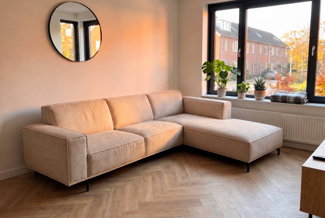 Loungebank Huizen 2 Zits + Longchair – A-meubel