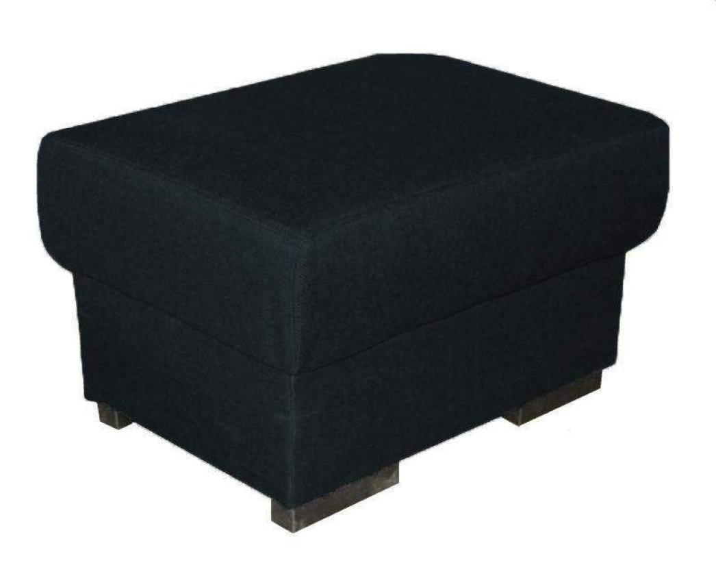 Raalte Hocker Zwart – A-meubel