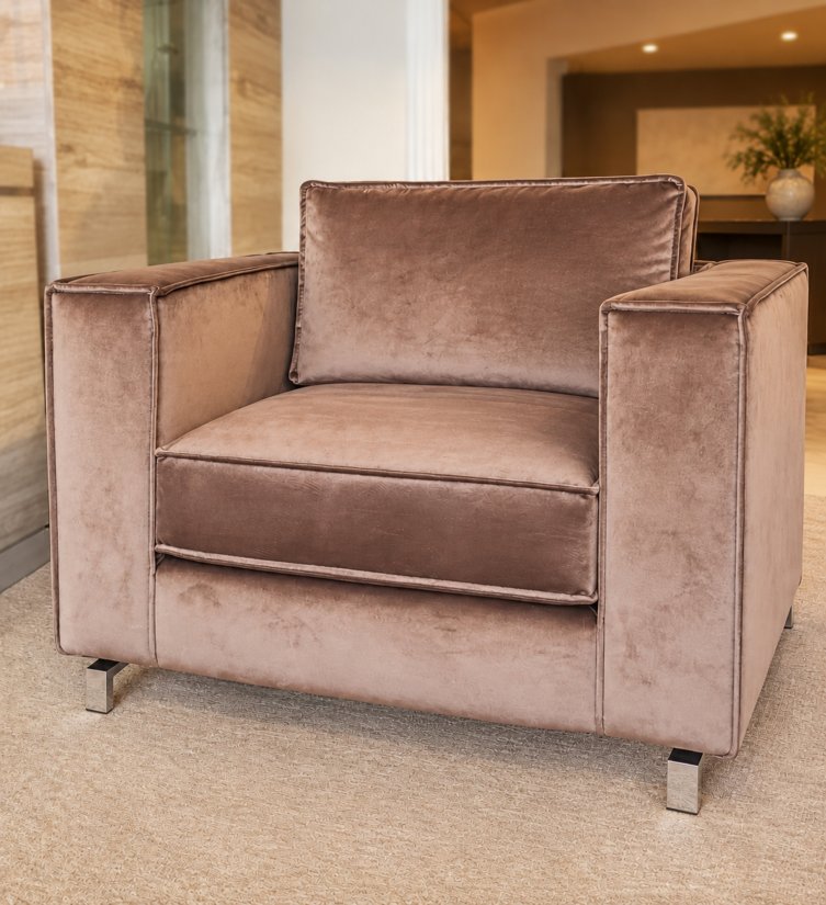 Indijk Fauteuil – beige fauteuil – A-meubel