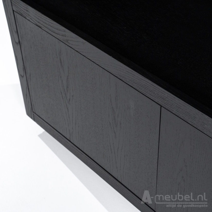 Kast Kabinet Helsinki - 120cm - Zwart - 95724 – foto 6 – A-meubel