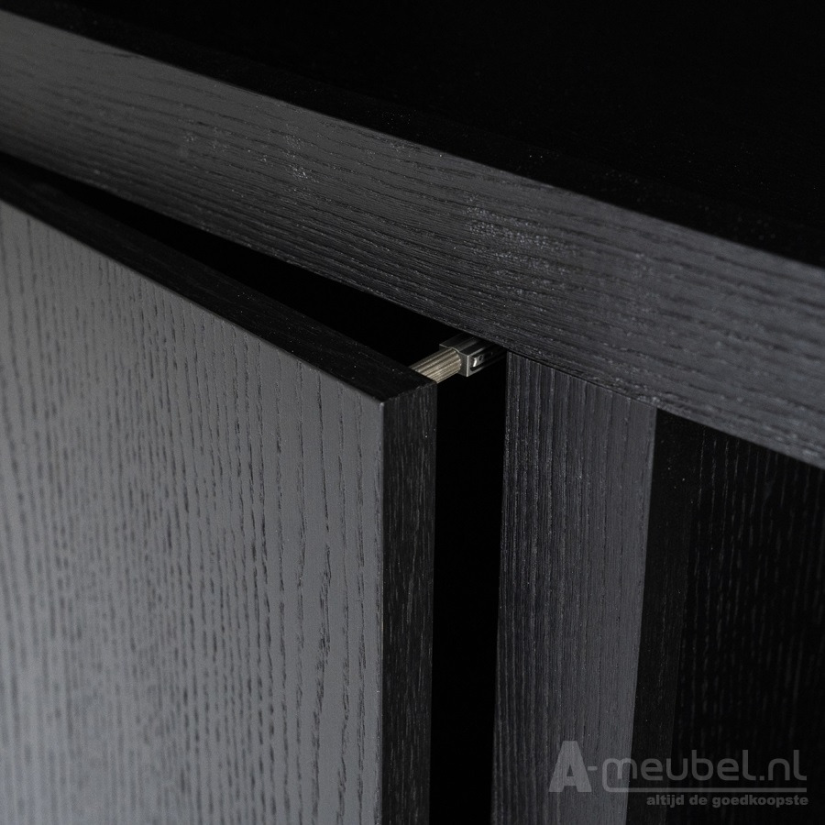 Kast Kabinet Helsinki - 120cm - Zwart - 95724 – foto 7 – A-meubel