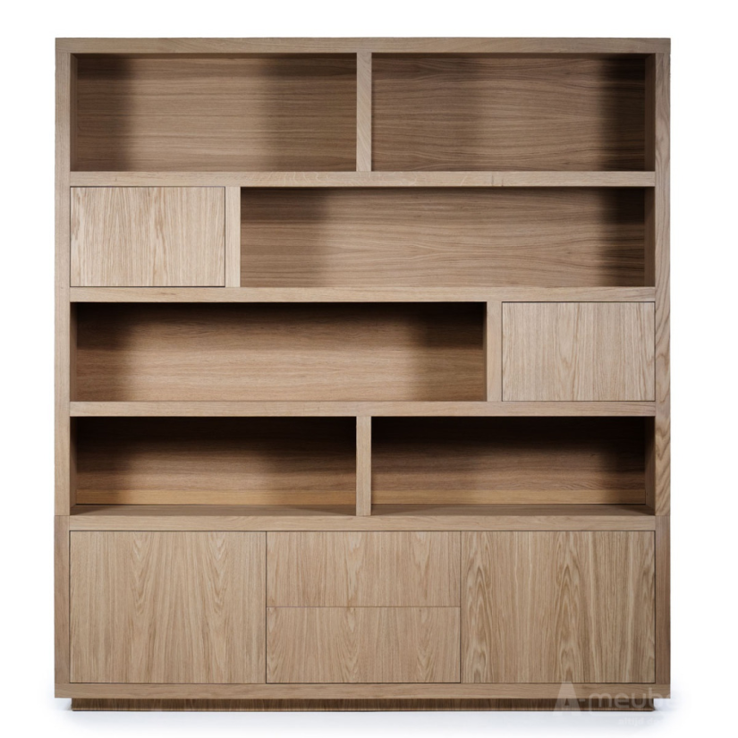 Kast Kabinet Helsinki - 200cm - Lightbruin - 96275 – A-meubel