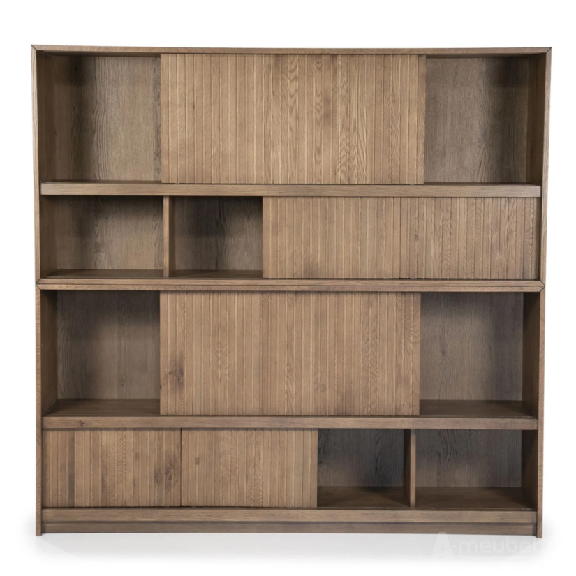 Kast Kabinet Milo - 180cm - Bruin - 96211 – foto 2 – A-meubel