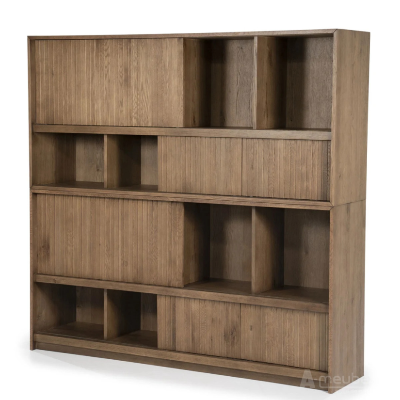 Kast Kabinet Milo - 180cm - Bruin - 96211 – foto 4 – A-meubel
