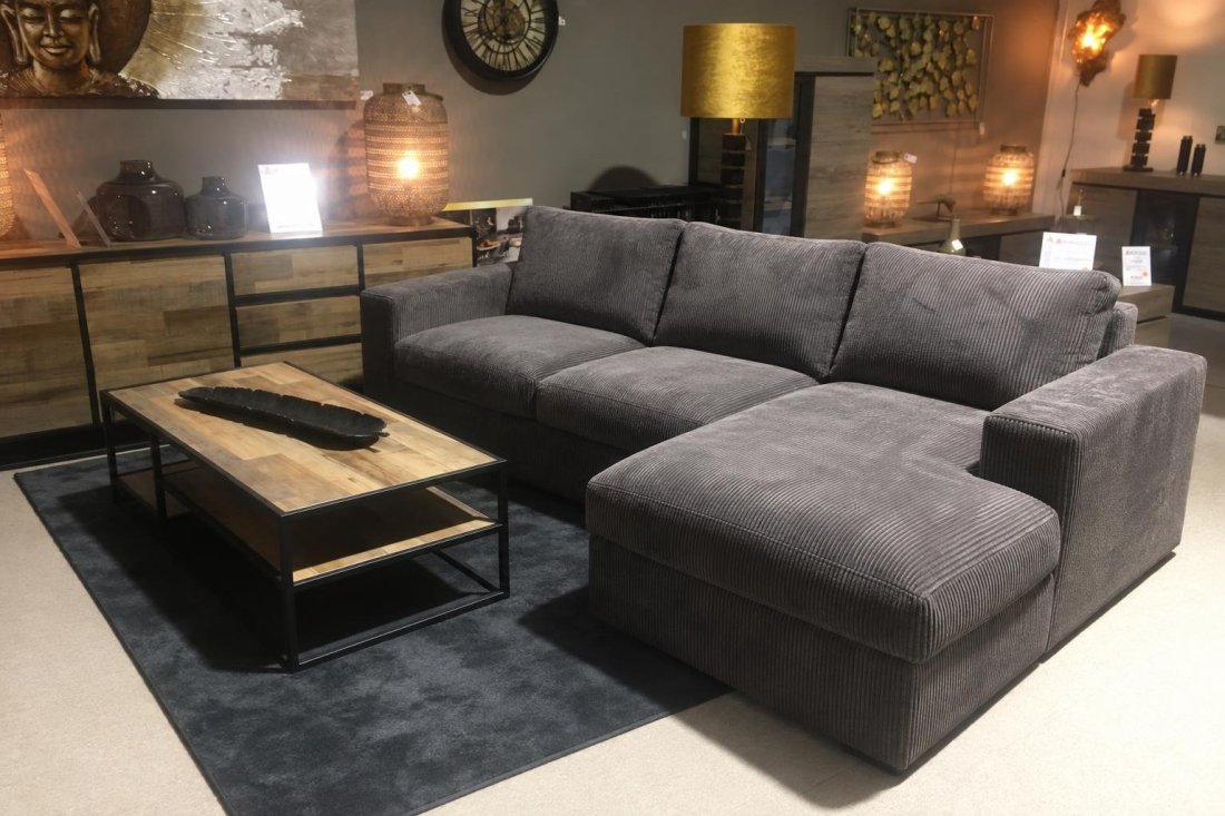 Loungebank Leiden Longchair 2 Zits + Longchair – A-meubel
