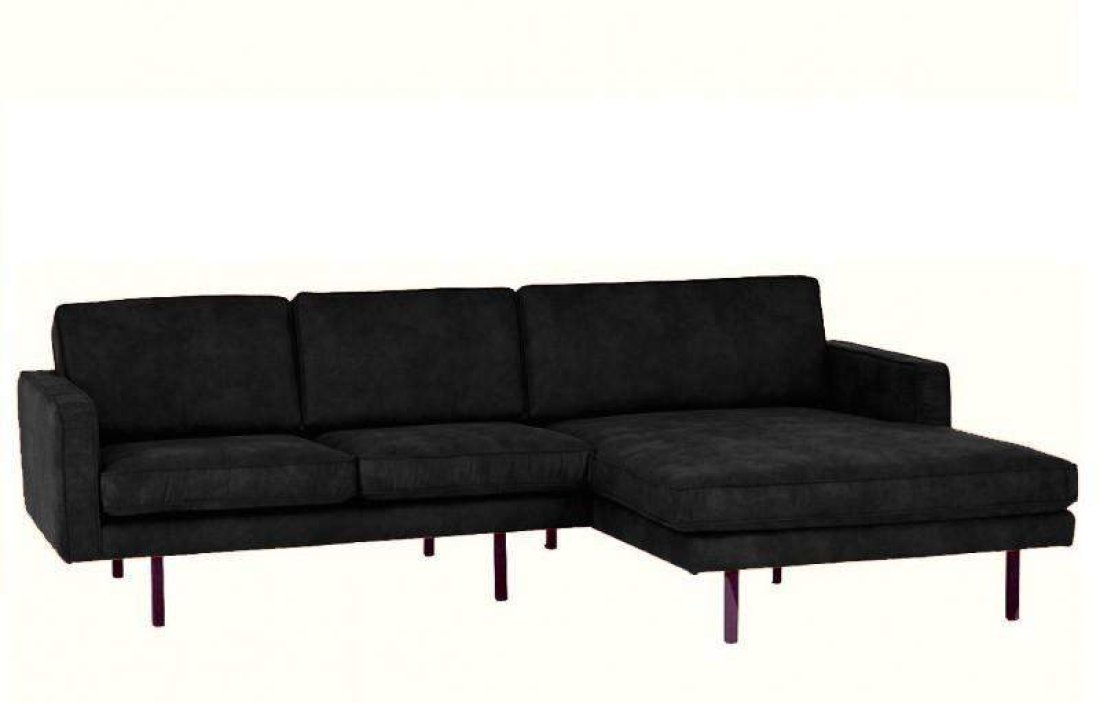 Julianadorp Longchair Zwart – A-meubel