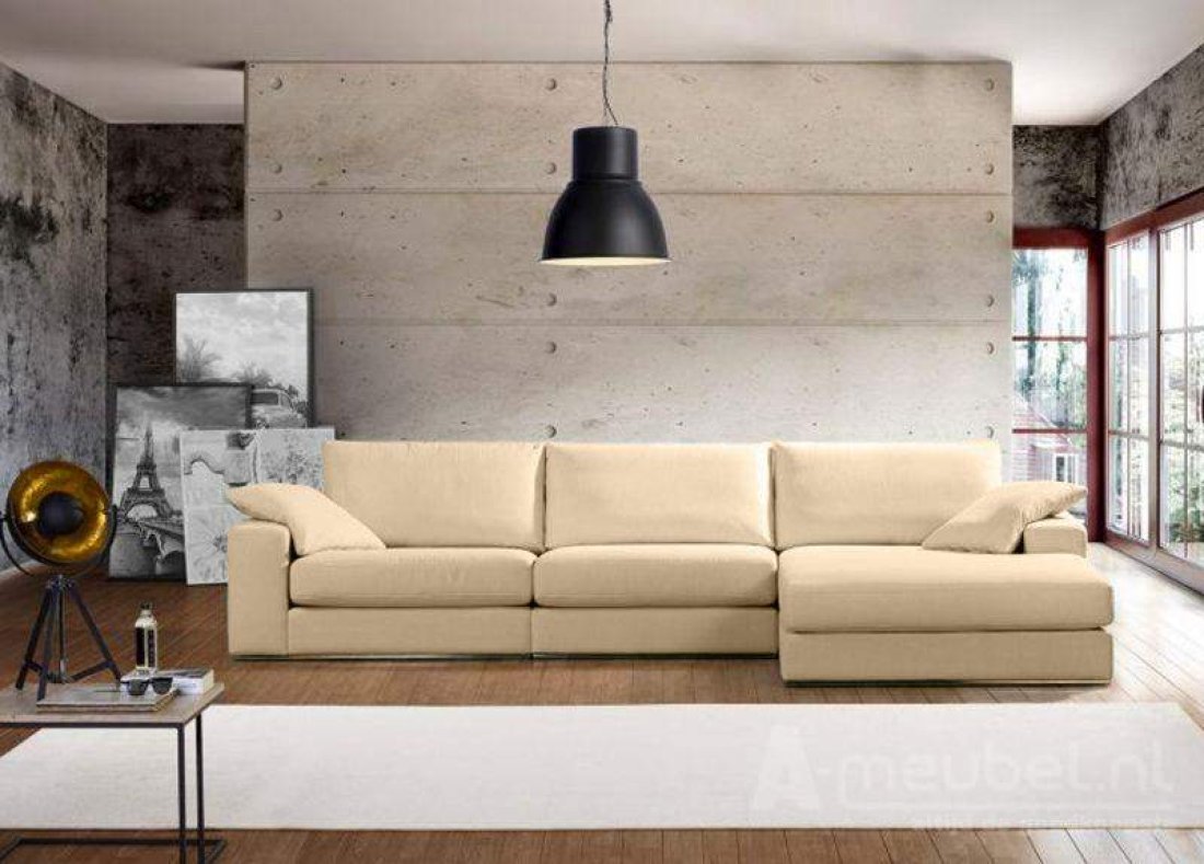 Amersfoort Longchair Creme – A-meubel
