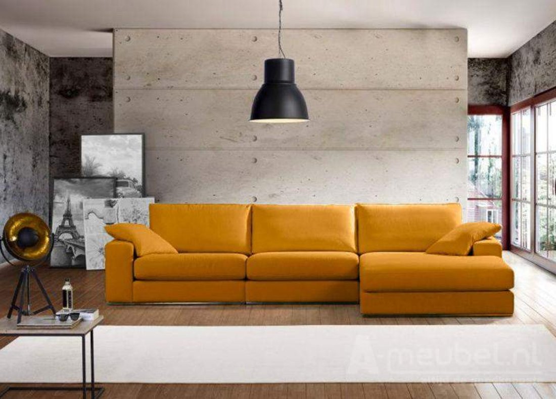 Amersfoort Longchair Geel – A-meubel