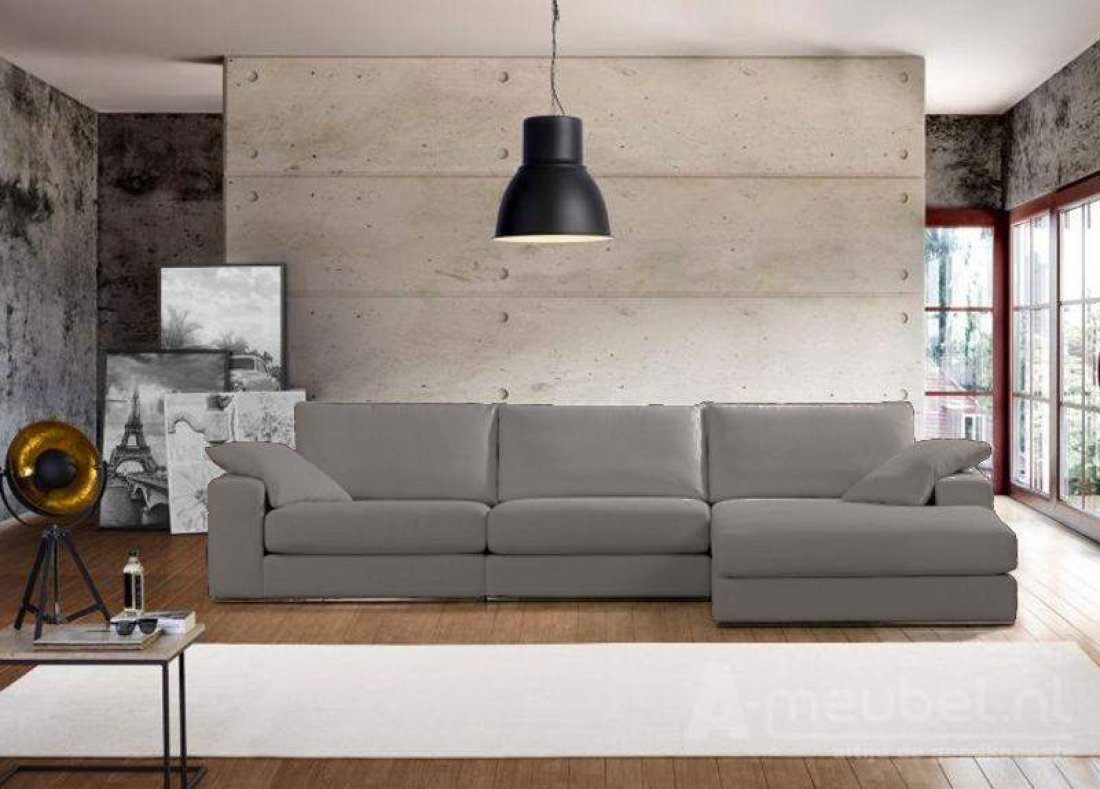 Amersfoort Longchair Taupe – A-meubel