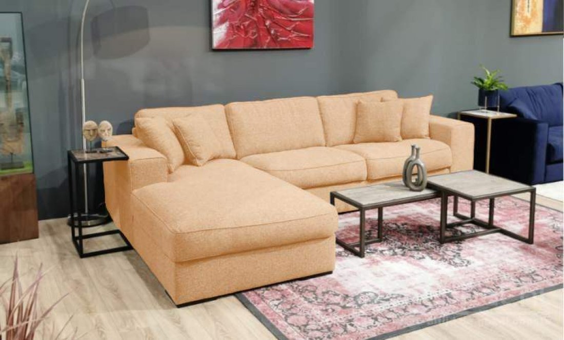 Loungebank Berlicum Beige – A-meubel