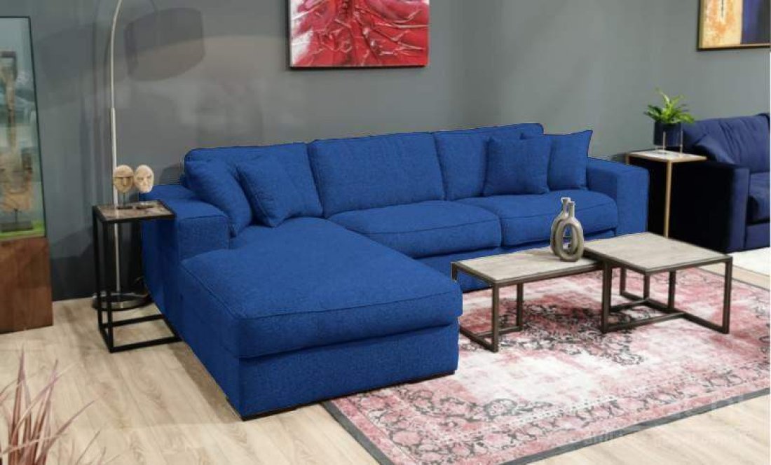 Loungebank Berlicum Blauw – A-meubel