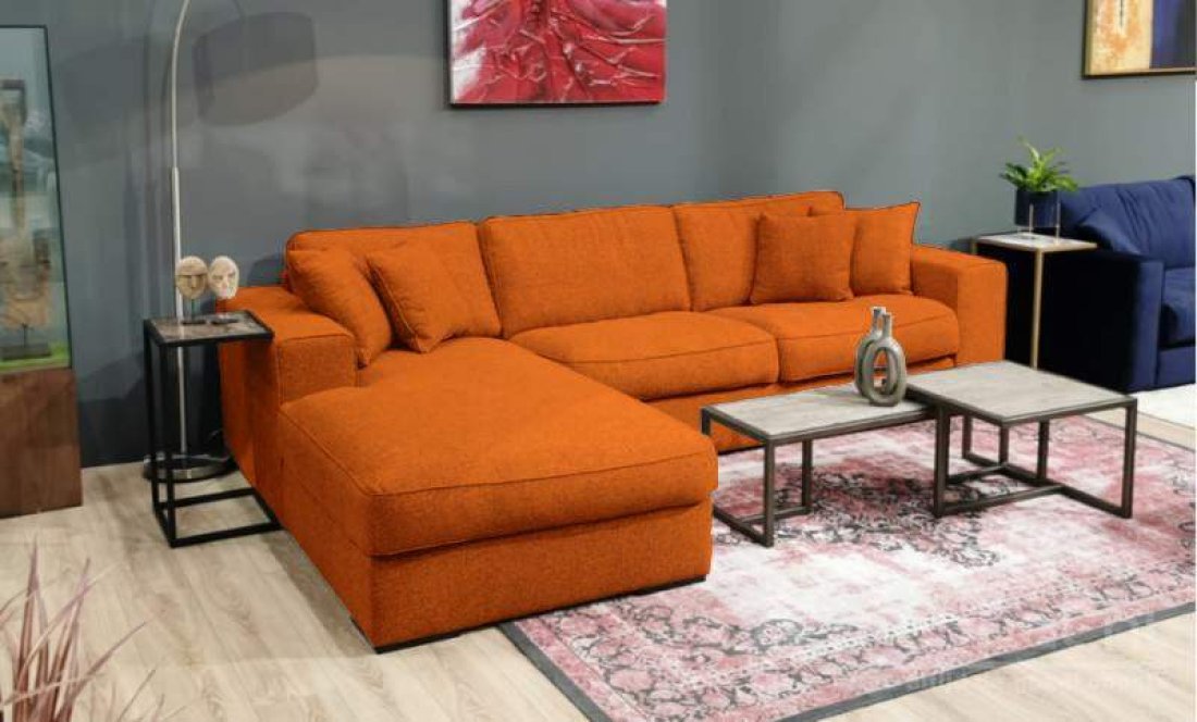 Loungebank Berlicum Cognac – A-meubel