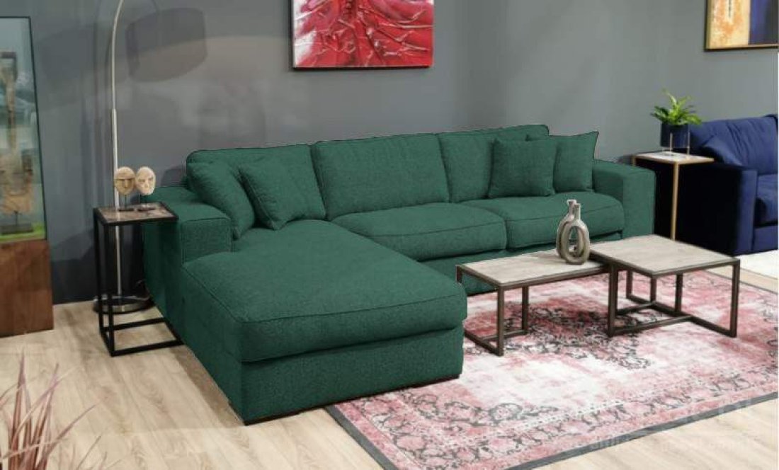 Loungebank Berlicum Groen – A-meubel