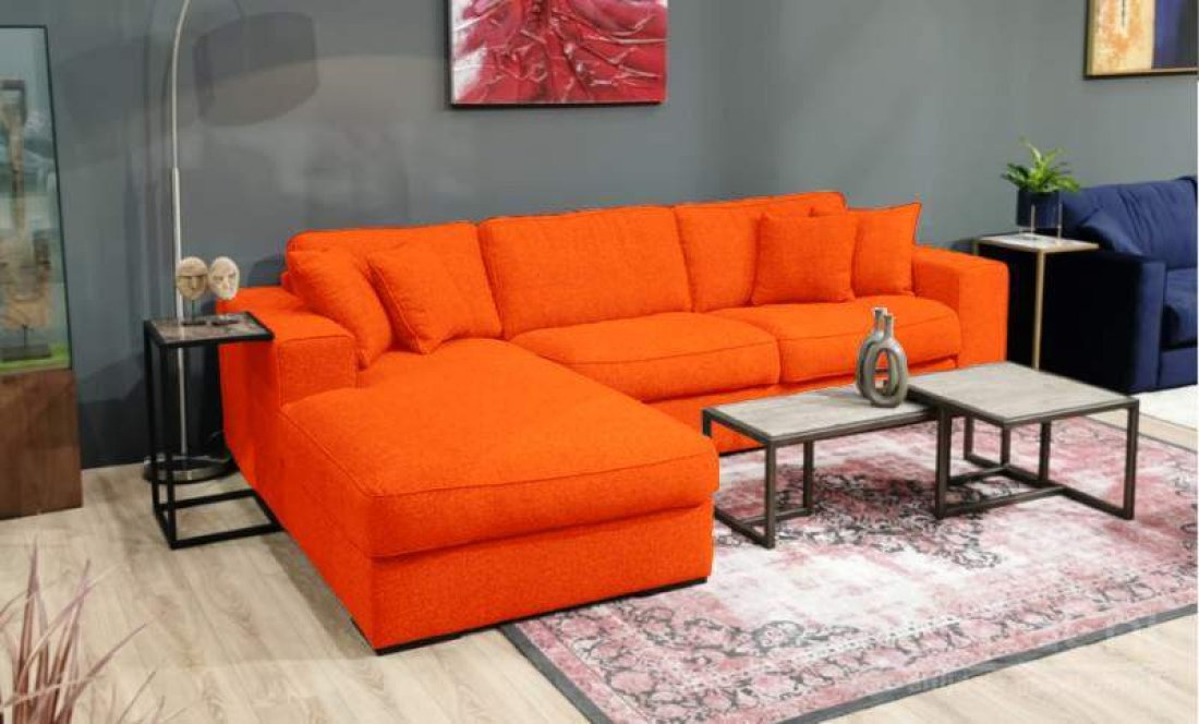 Loungebank Berlicum Oranje – A-meubel