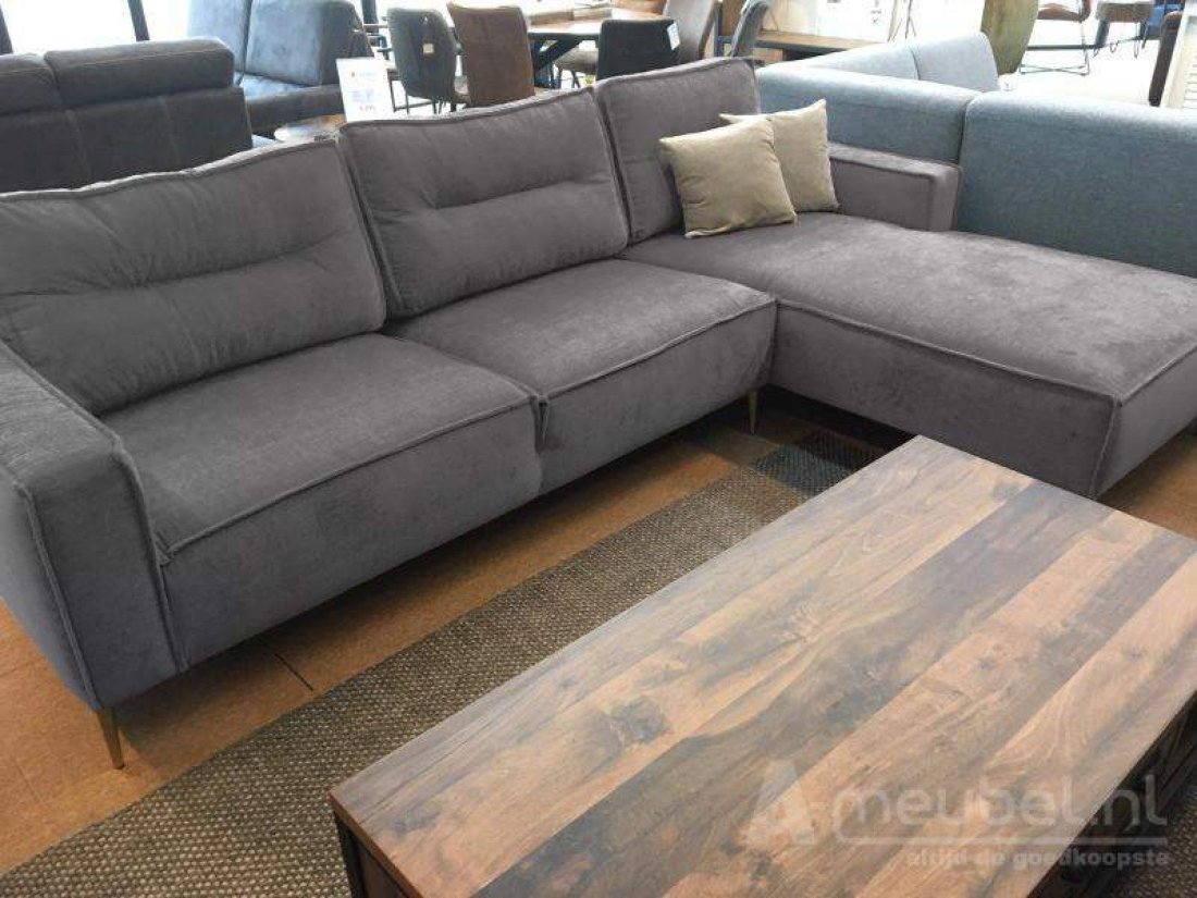 Capelle Longchair Grijs – A-meubel