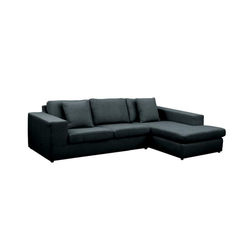 Lelystad Longchair Zwart – A-meubel