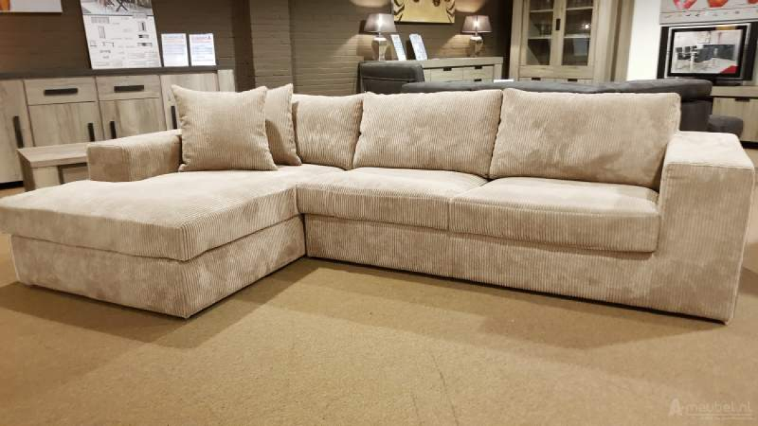 Loenen Longchair Creme – A-meubel