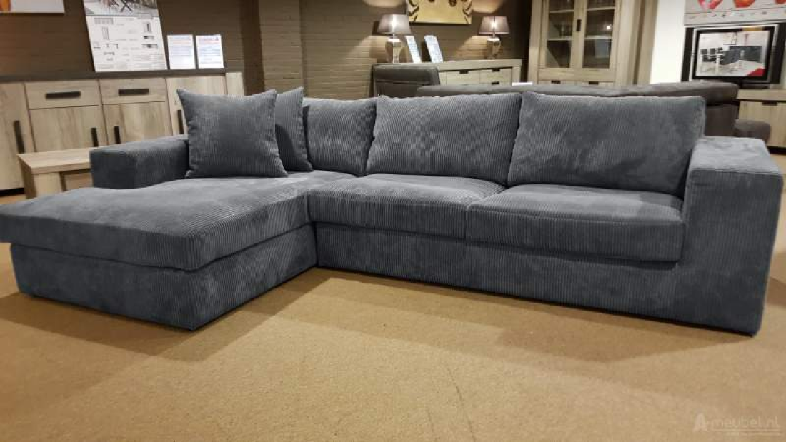 Loenen Longchair Grijs – A-meubel