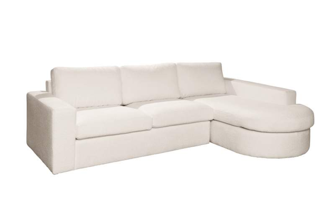 Loungebank Rond Aalsmeer Creme – A-meubel