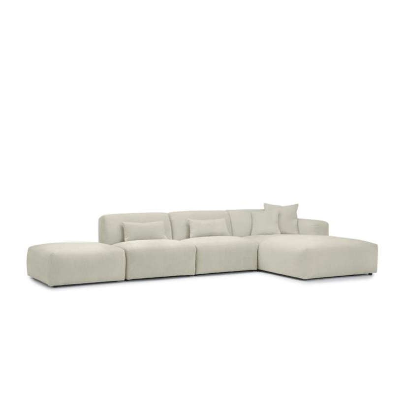 Loungebank Veenendaal Creme – A-meubel