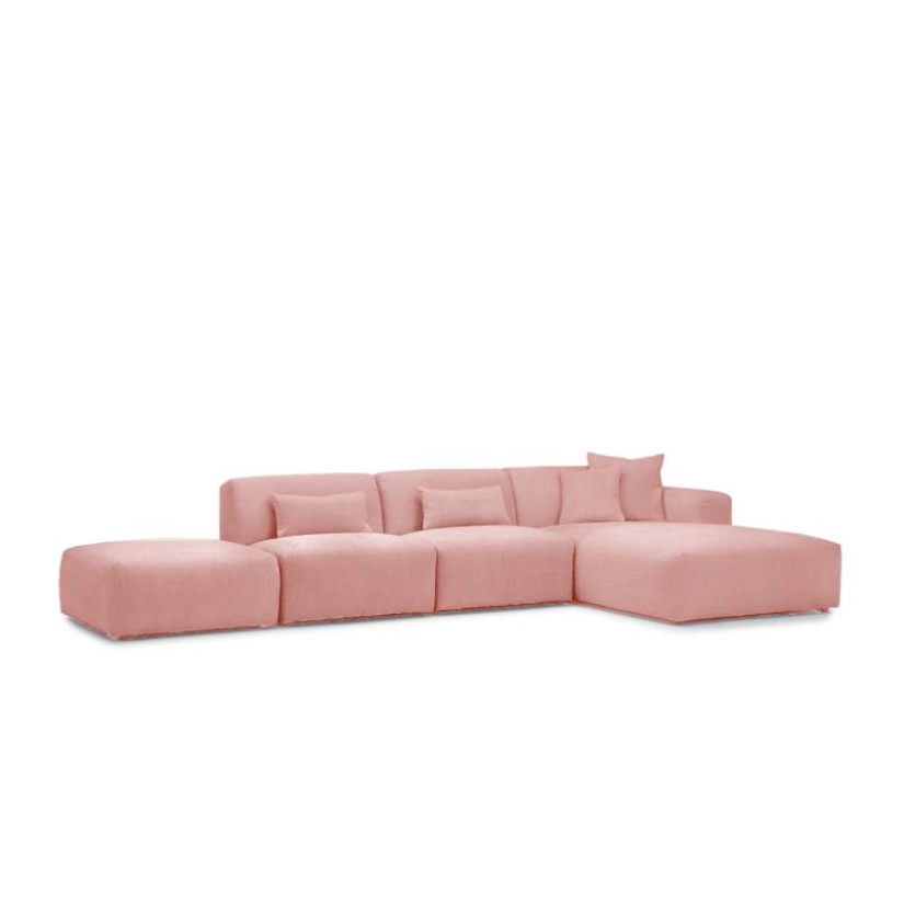 Loungebank Veenendaal Roze – A-meubel
