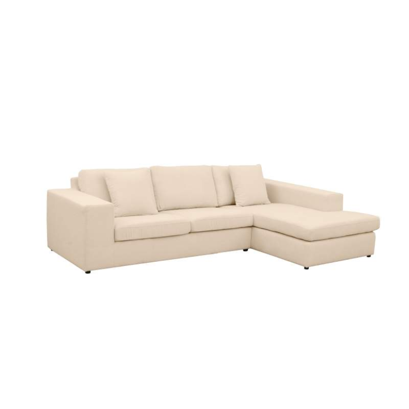 Lelystad Longchair Creme – A-meubel