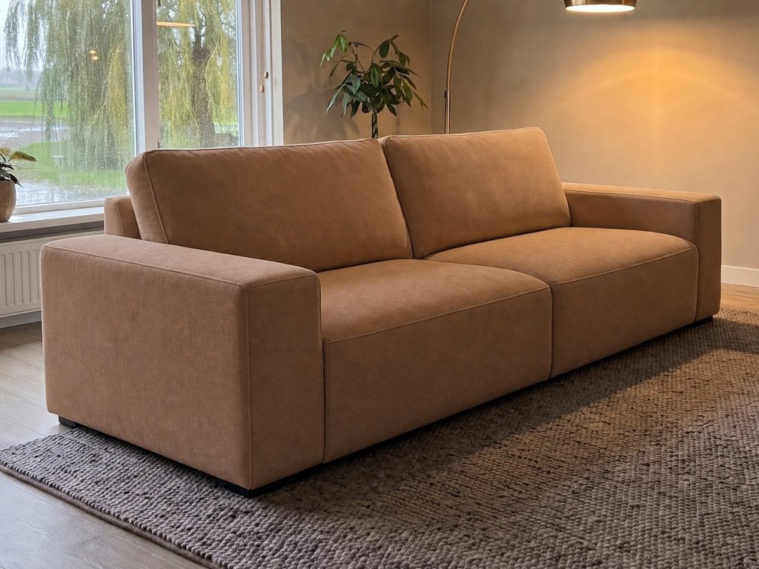 Marle 2.5 Zits in bruin – A-meubel
