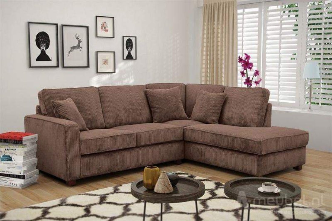 Groningen Ottomaan Taupe – A-meubel