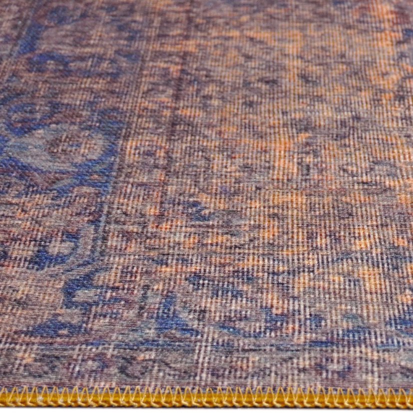 Vloerkleed Novum Roest-Blauw 160cm – A-meubel