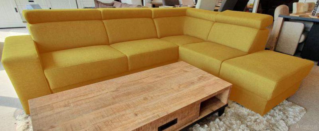 Raalte Longchair Geel – A-meubel