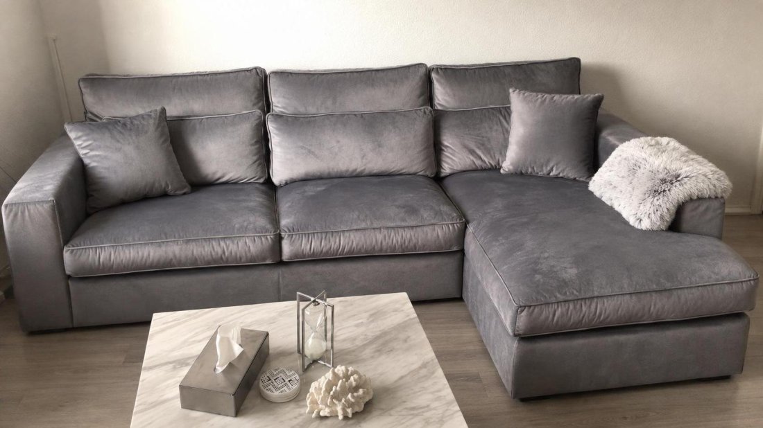 Loungebank Oudenbosch 2 Zits + Longchair 254cm – A-meubel