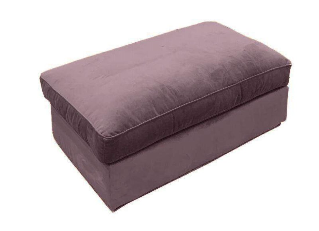 Oudenbosch Hocker B110 x D65 xH42cm Paars – A-meubel